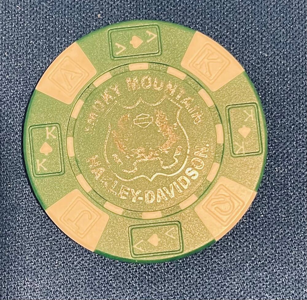 Harley-Davidson Poker Chip Maryville, Tennessee Smoky Mountain